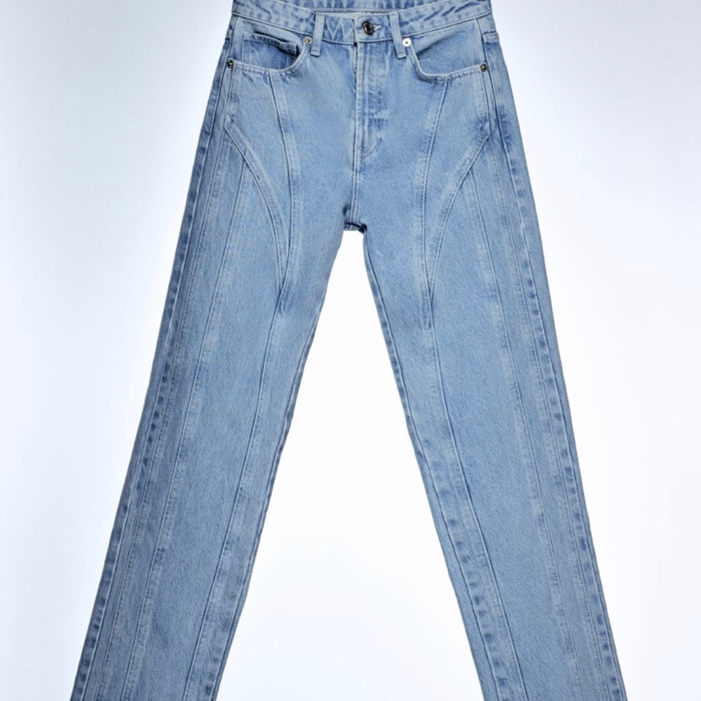 Brand New Zara Jeans with piping.